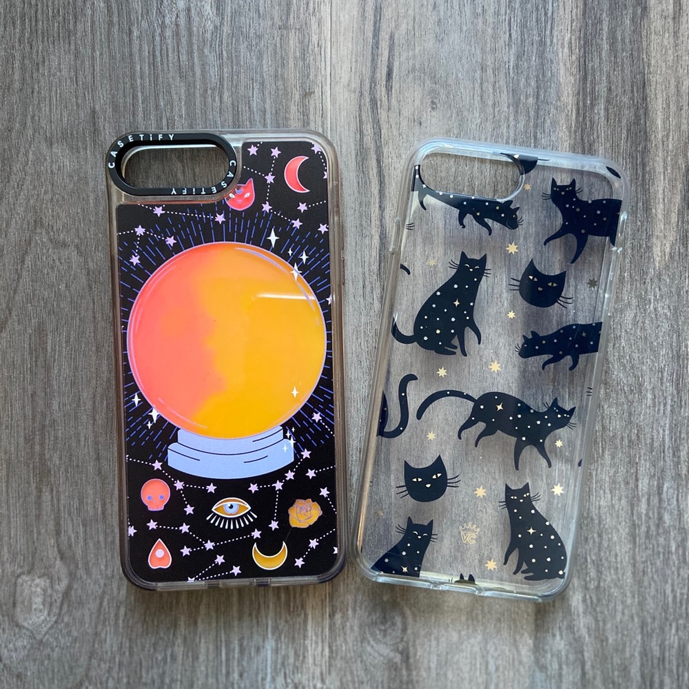 2 iPhone 8 Plus phone cases Caviar Casetify